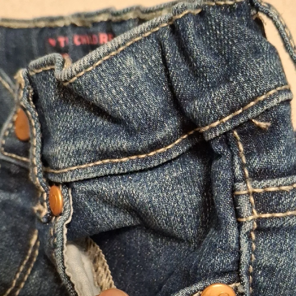 The Children's Place Blue Straight Cut Jeans with Adjustable Waist